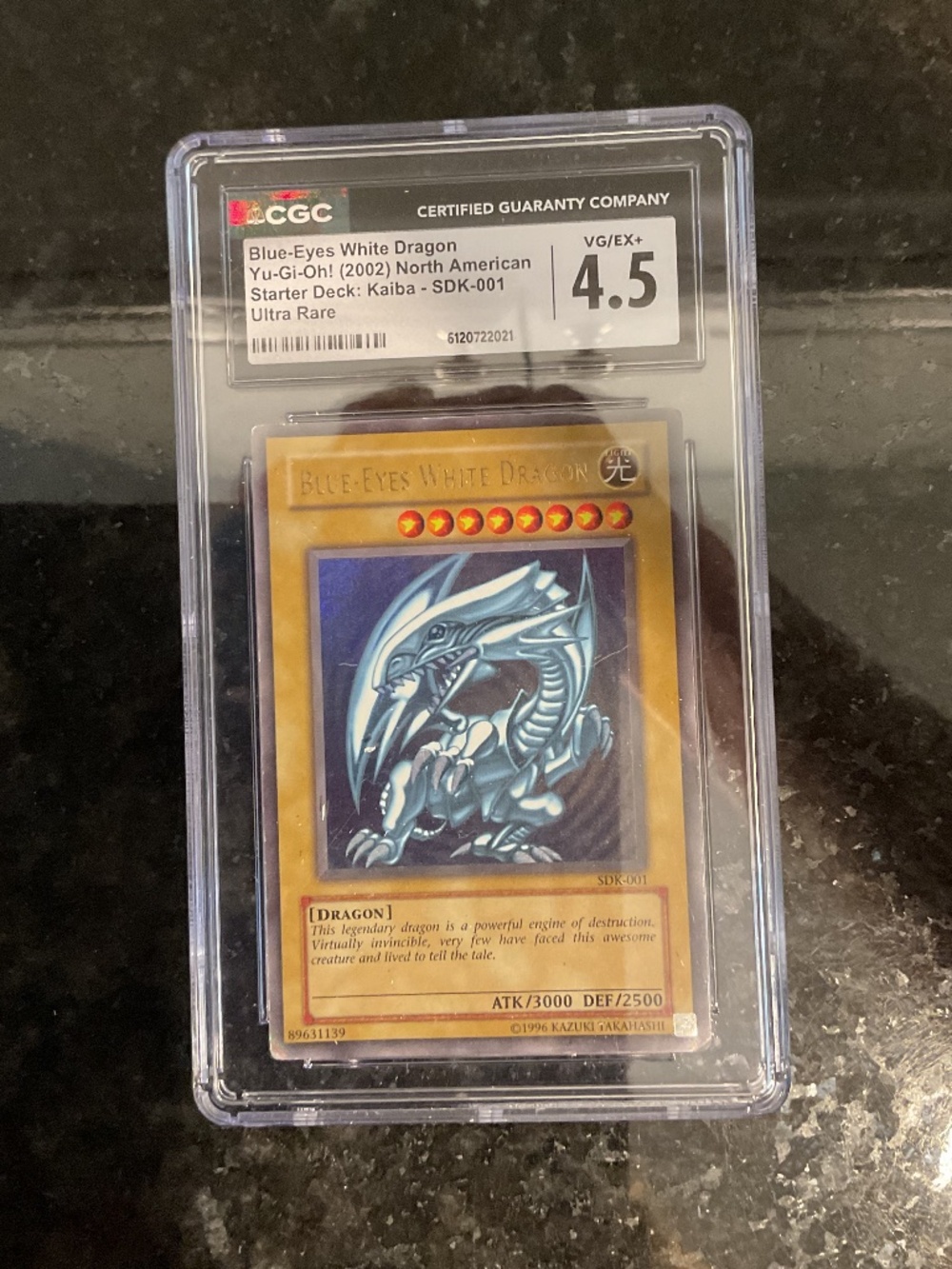 Blue Eyes White Dragon CGC 4.5 VG/EX+